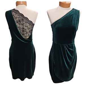 Lulus Womens Cocktail Dress Formal Green Lace Sexy Elegant Wedding Guest NWT